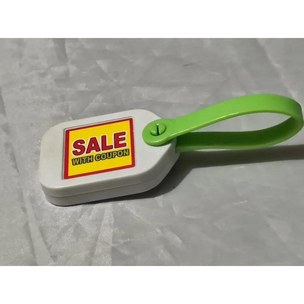 Leap Frog Grocery Store Shopping Cart Food Replacement Sale Tag Vintage 2003